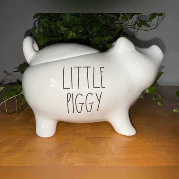 Rae Dunn Other - Rae Dunn Ceramic LITTLE PIGGY Pig Canister